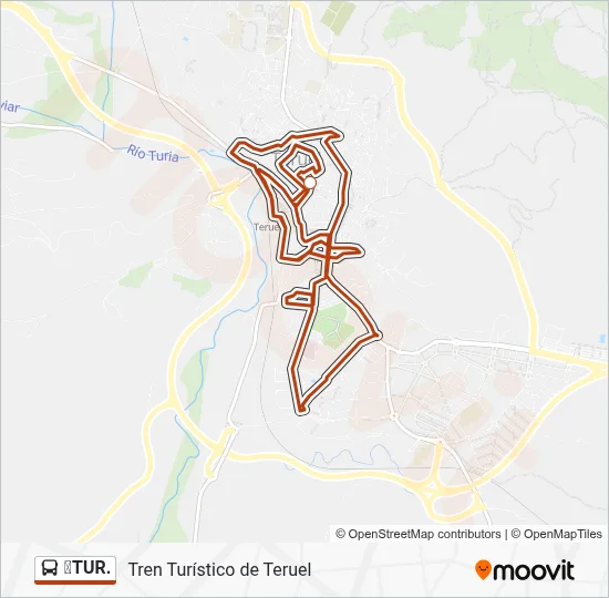 🚂TUR. Bus Line Map