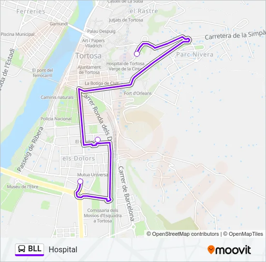 BLL Bus Line Map