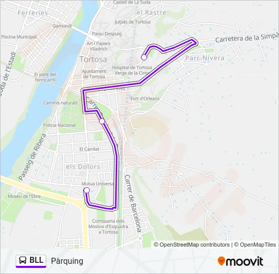 BLL Bus Line Map
