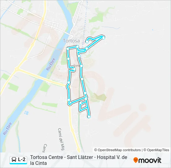 L-2 Bus Line Map