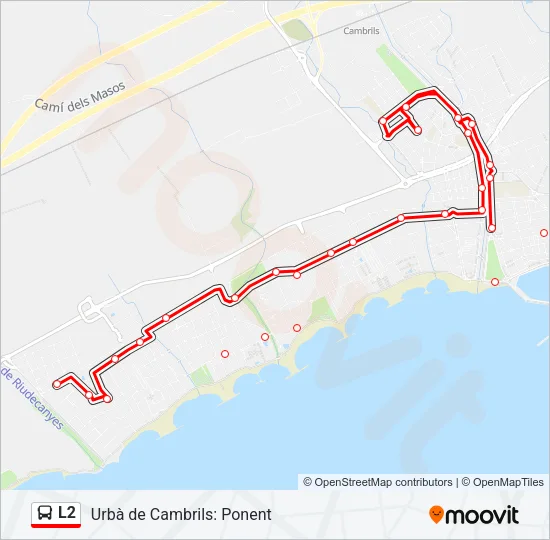 L2 Bus Line Map