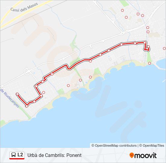 L2 bus Line Map