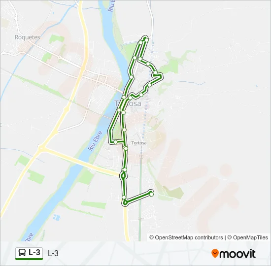 L-3 Bus Line Map