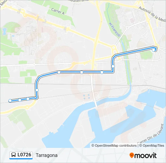 L0726 Bus Line Map