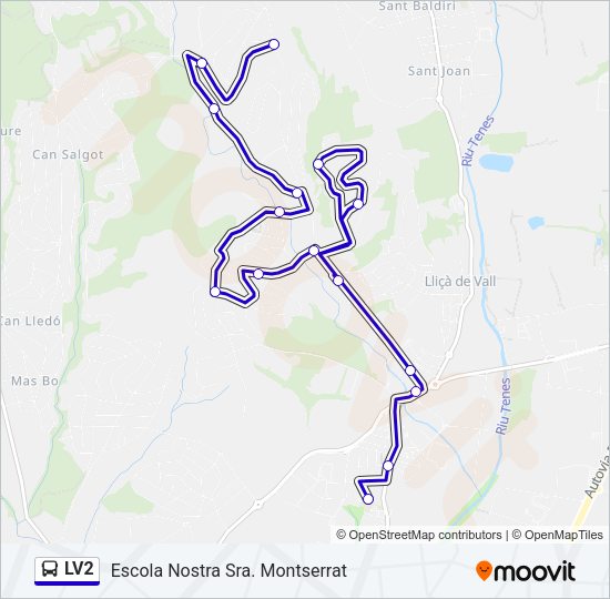 LV2 Bus Line Map