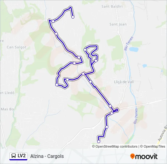 LV2  Line Map