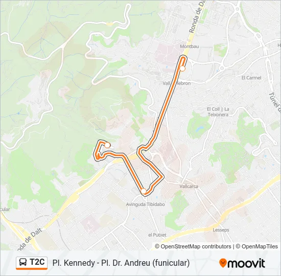 T2C  Line Map
