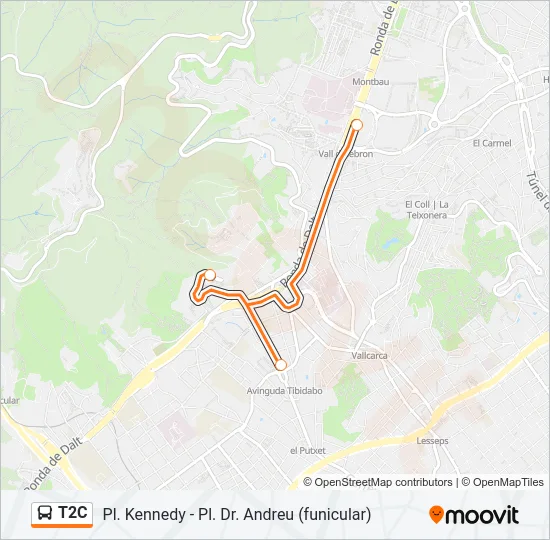 T2C  Line Map