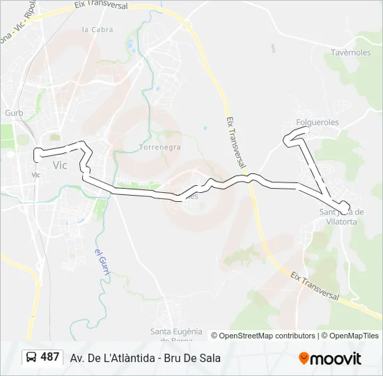 487  Line Map