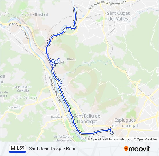 L59  Line Map