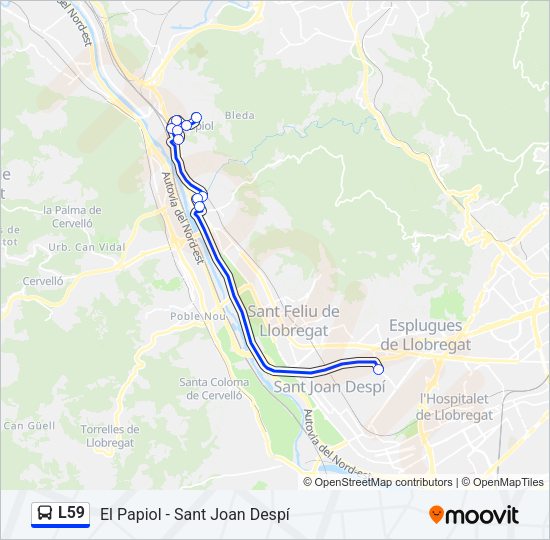 L59  Line Map