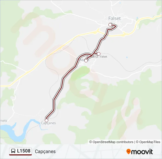 L1508 Bus Line Map