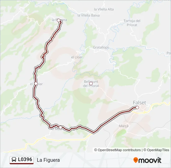 L0396 Bus Line Map
