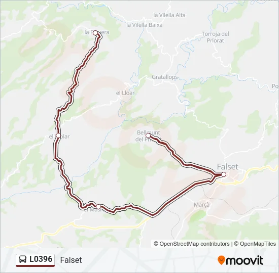 L0396 Bus Line Map