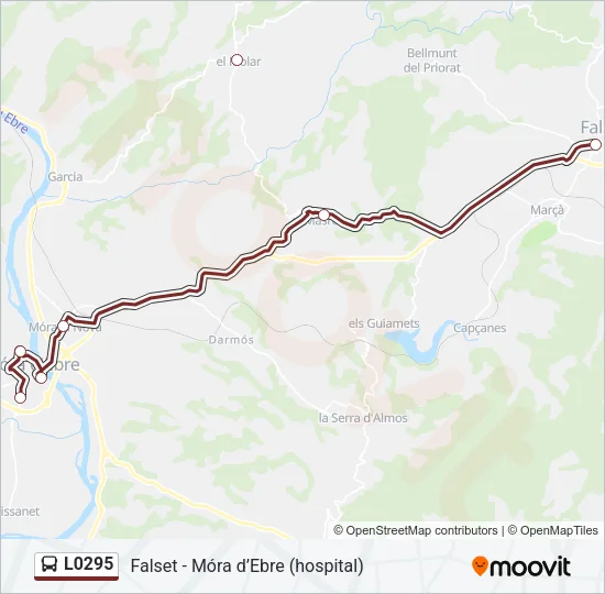 L0295 Bus Line Map