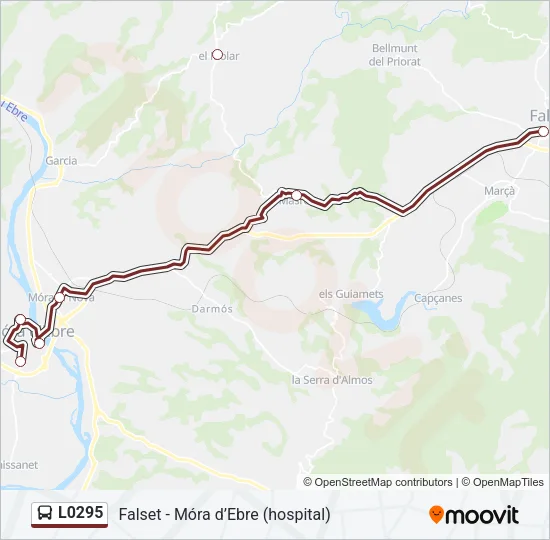 L0295 Bus Line Map