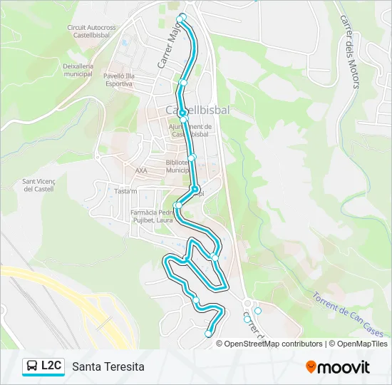 L2C  Mapa de línia