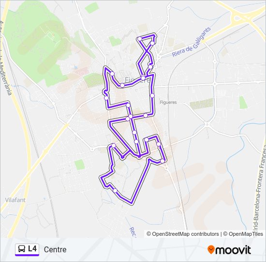 L4 Bus Line Map