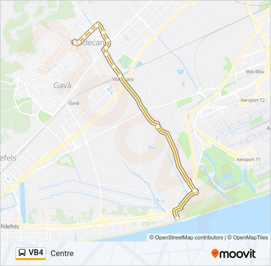 VB4 Bus Line Map