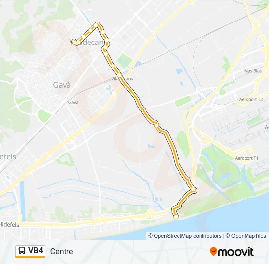 VB4 Bus Line Map