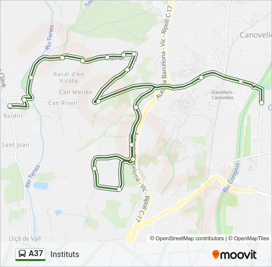 A37  Line Map
