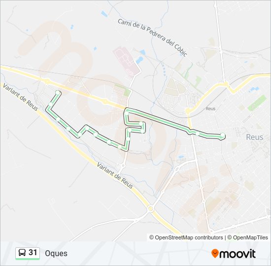 Mapa de 31 de autobús