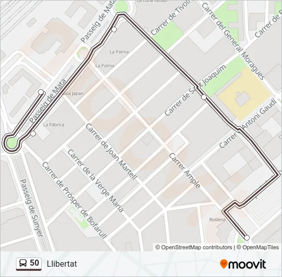 50  Line Map