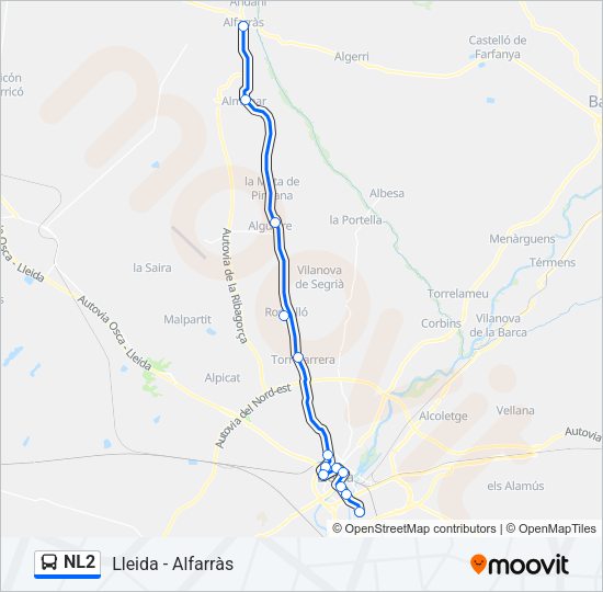 Mapa de NL2 de 