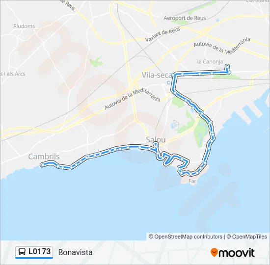 L0173 Bus Line Map