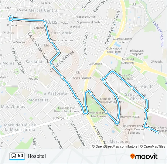 60  Line Map