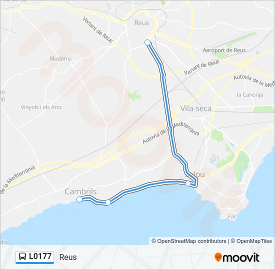 L0177 Bus Line Map