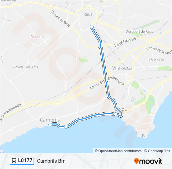 L0177 Bus Line Map