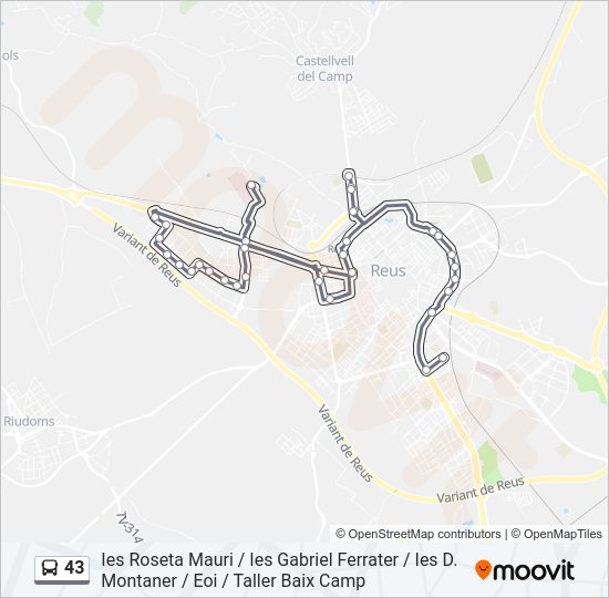 Mapa de 43 de 