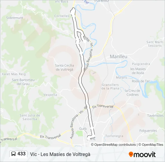 433  Line Map