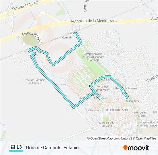 L3 Bus Line Map
