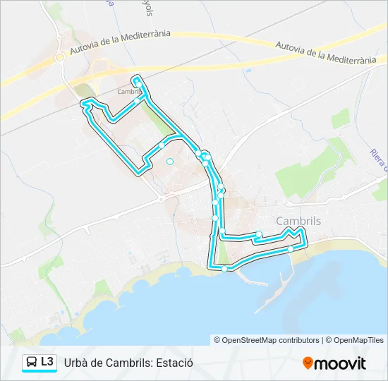L3 Bus Line Map