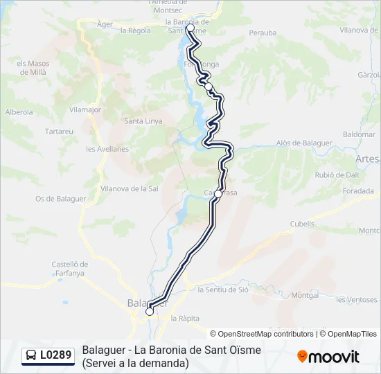 L0289 Bus Line Map