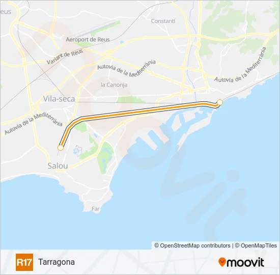 R17 Train Line Map