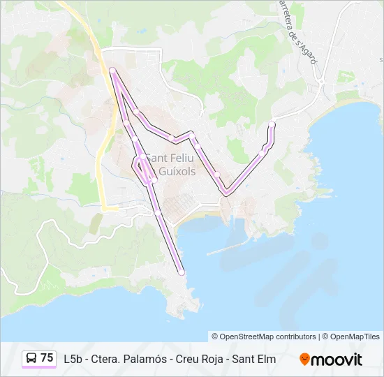 75  Line Map