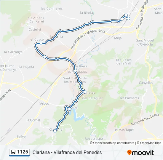 1125  Line Map