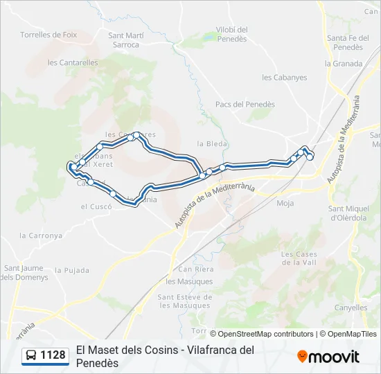 1128  Line Map