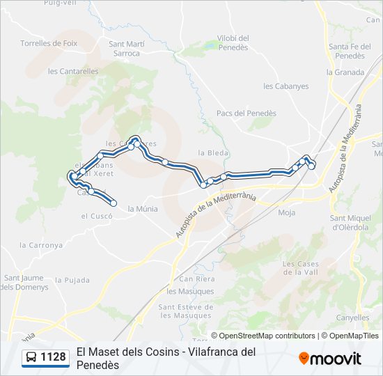 Mapa de 1128 de 