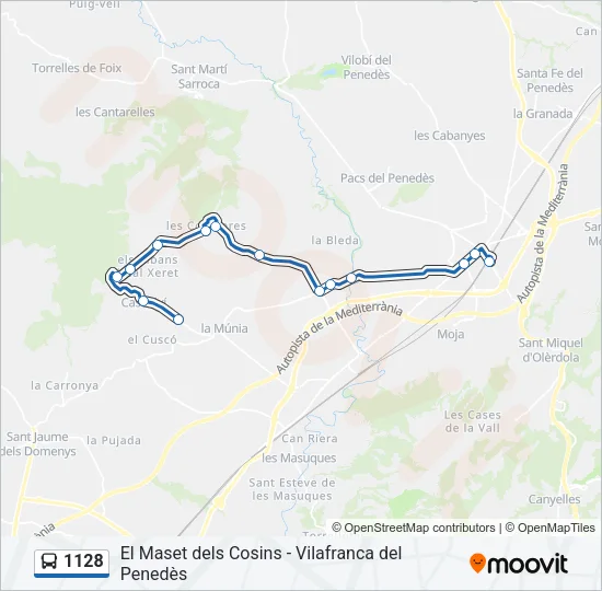 1128  Line Map