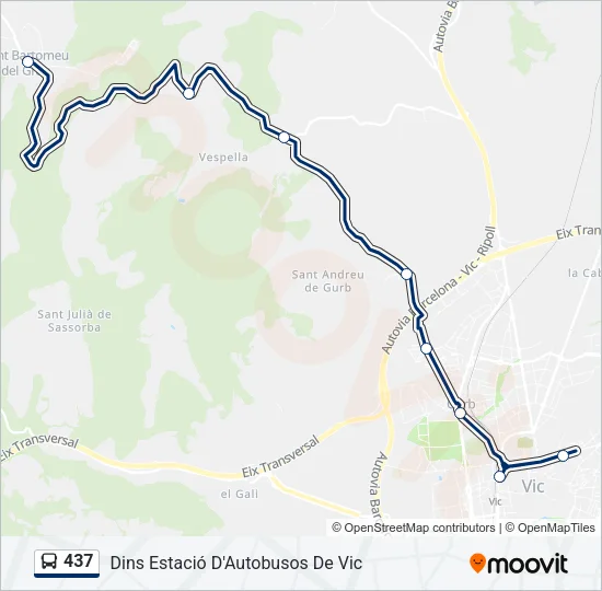 437  Line Map