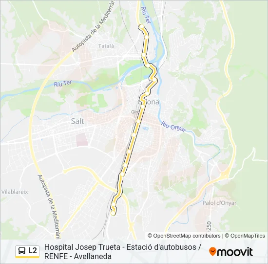 L2 Bus Line Map