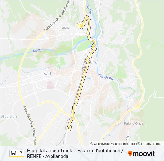 L2 Bus Line Map