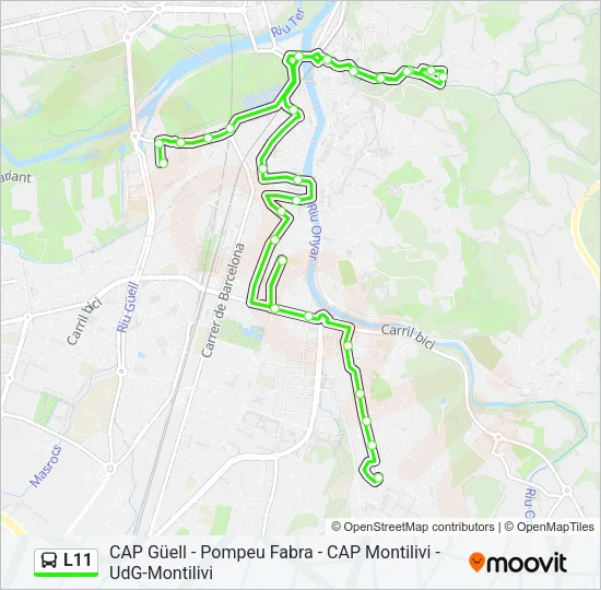 L11 Bus Line Map