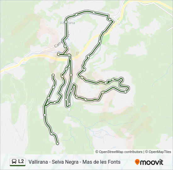 L2 Bus Line Map