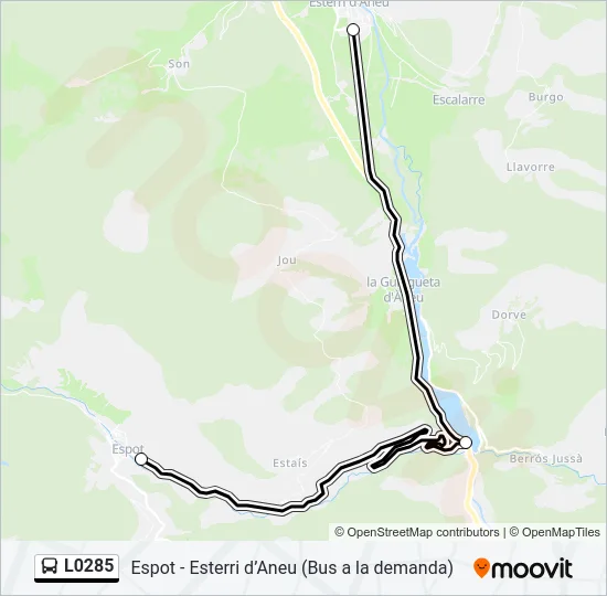 L0285 Bus Line Map