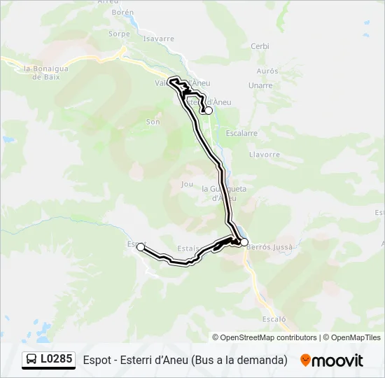 L0285 Bus Line Map